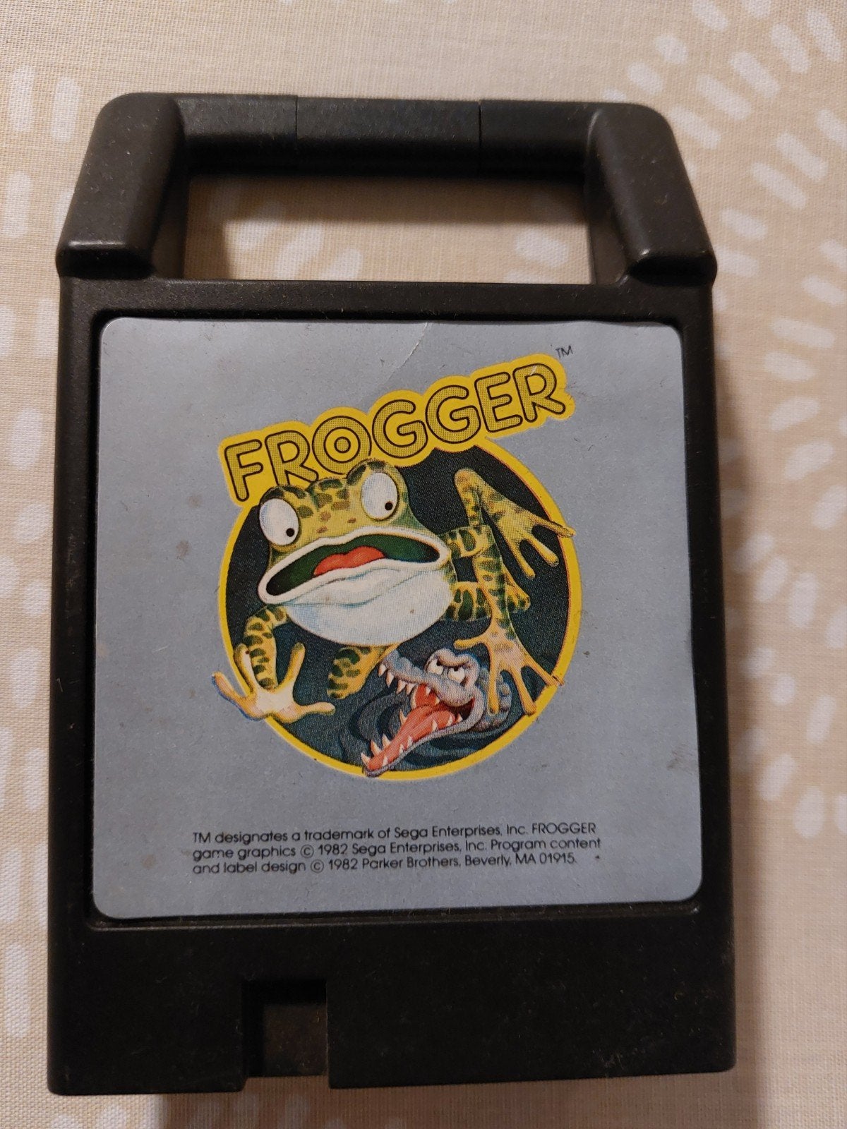 Frogger cartridge voor Philips Videopac, 1 speler, Ophalen of Verzenden, Gebruikt, Puzzel en Educatief