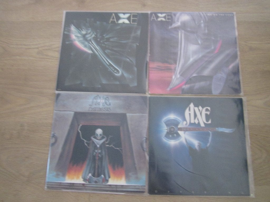 Axe 4 LP's in een prima staat!, LP, Gebruikt, Ophalen of Verzenden, Originele persing