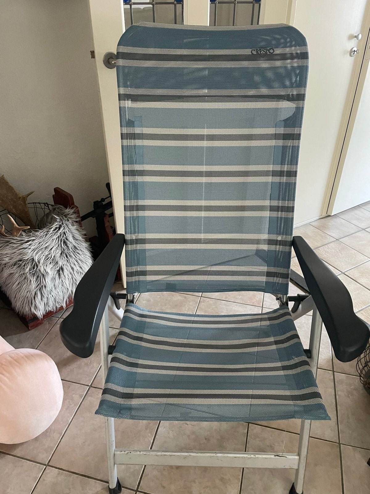 Crespo Campingstoel - Comfortabel en Verstelbaar, Ophalen, Gebruikt, Campingstoel
