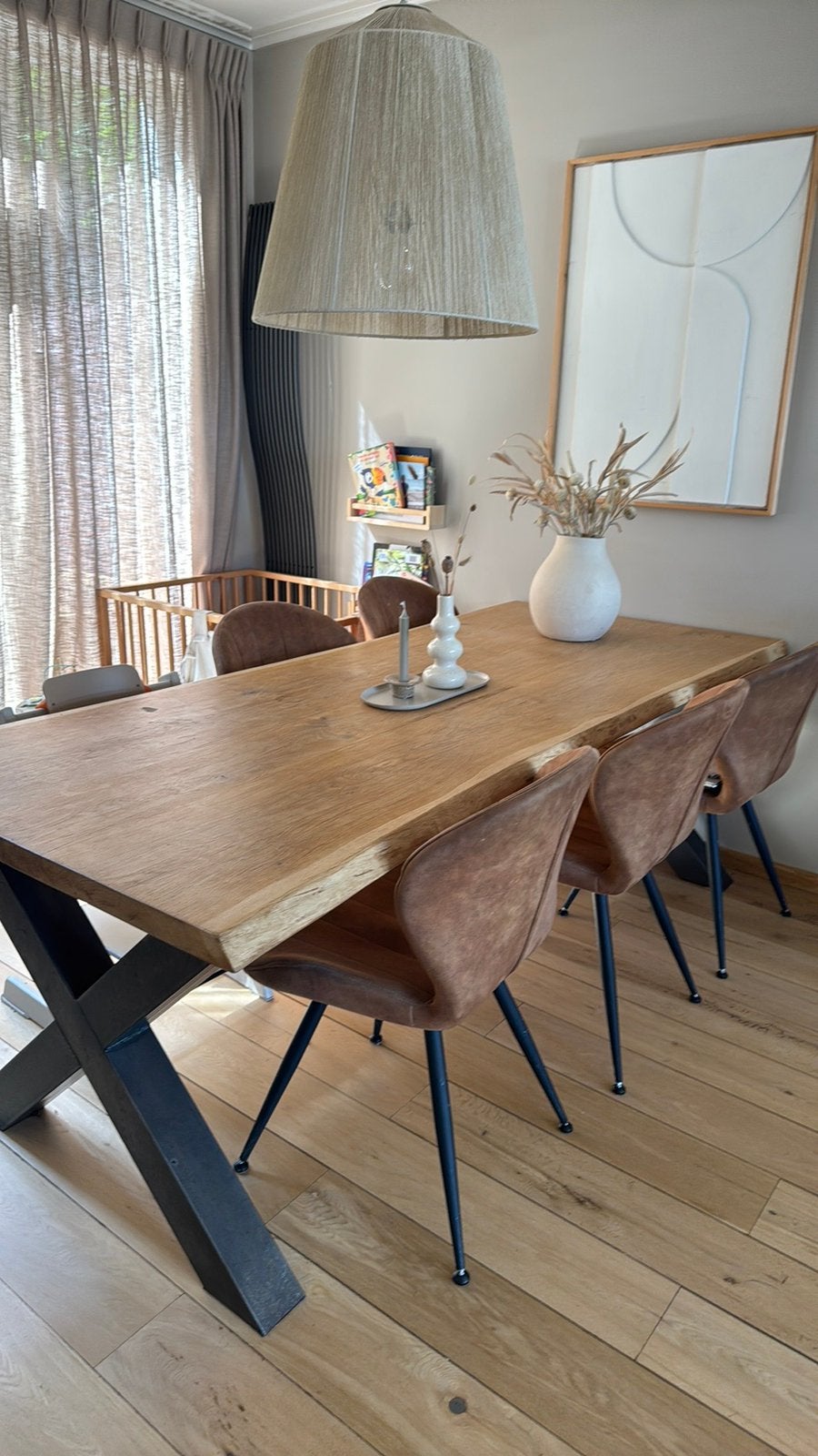 Eettafel, Ophalen, Zo goed als nieuw, Rechthoekig, 50 tot 100 cm