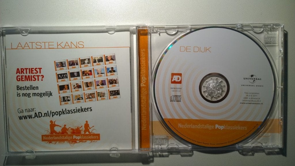 De Dijk - Nederlandstalige Popklassiekers, Ophalen of Verzenden, Zo goed als nieuw, Rock, Album