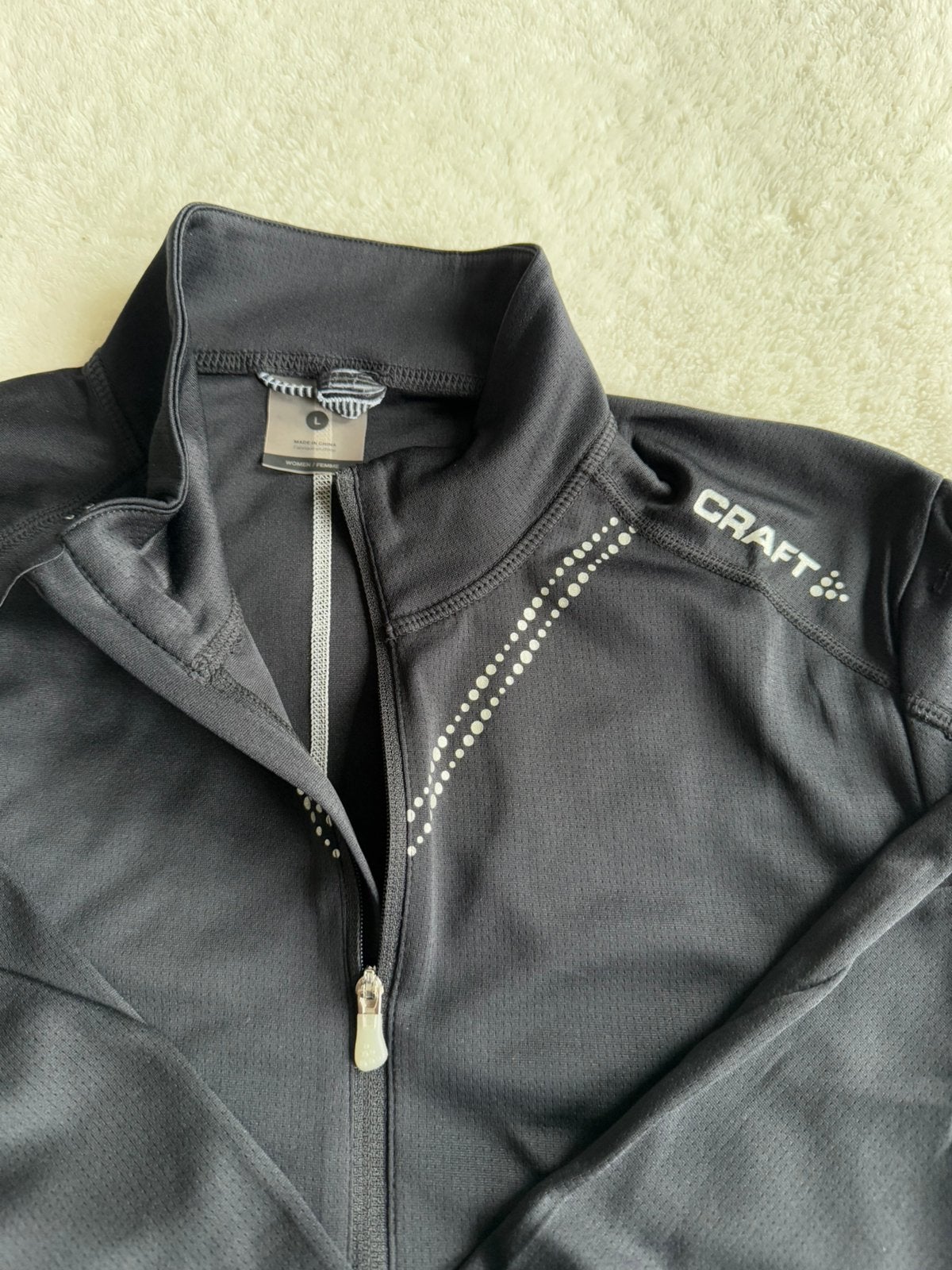Hardlooptrui dames Merk Craft Maat L Kleur zwart, Zwart, Maat 42/44 (L), Ophalen of Verzenden, Zo goed als nieuw