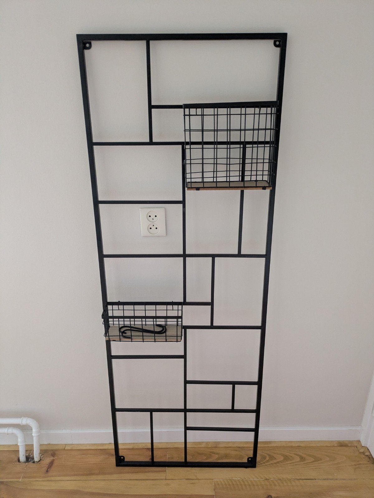 Wandrek 150 x 55 cm, Huis en Inrichting, Ophalen, Metaal, Zo goed als nieuw, 150 cm