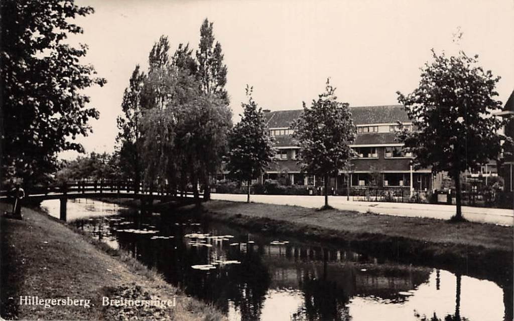Rotterdam Hillegersberg Breitnersingel, Ophalen of Verzenden, 1920 tot 1940, Ongelopen, Zuid-Holland