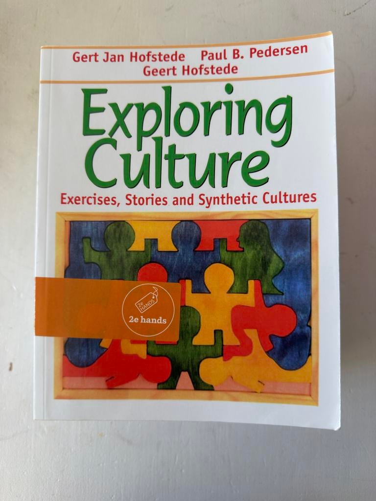 Exploring Culture: Exercises, Stories and Synthetic Cultures, Ophalen of Verzenden, Gamma, Zo goed als nieuw, HBO