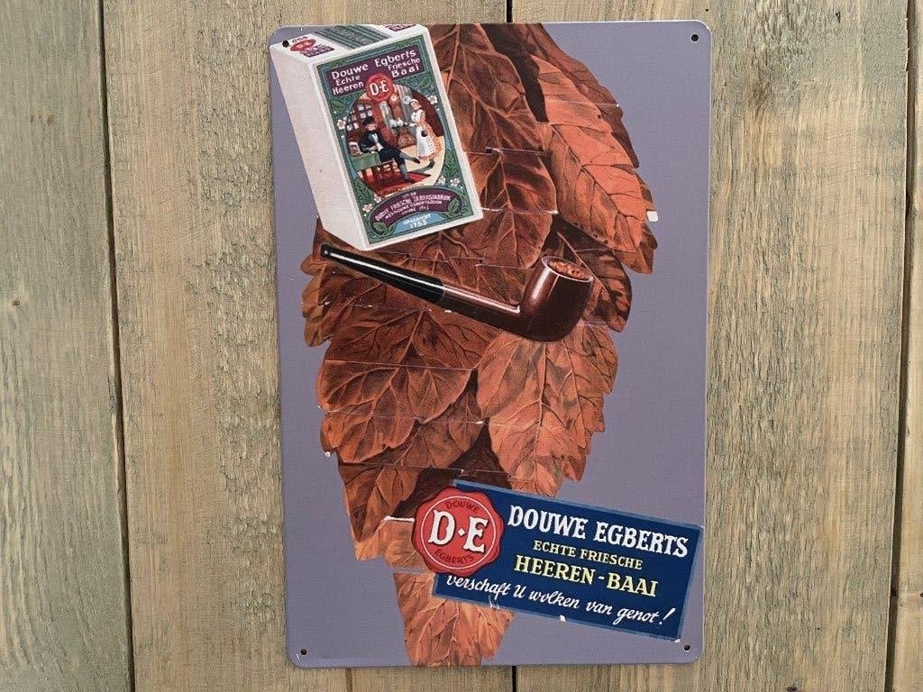 Reclamebord Douwe Egberts Heerenbaai 20x30, Ophalen of Verzenden, Zo goed als nieuw, Reclamebord