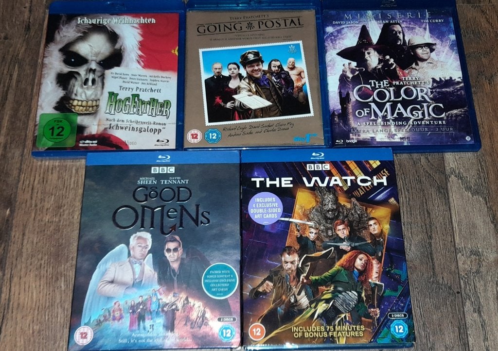 Terry Pratchet - Discworld bluray collectie, Engels, Inclusief extra's, Verzenden, Zo goed als nieuw