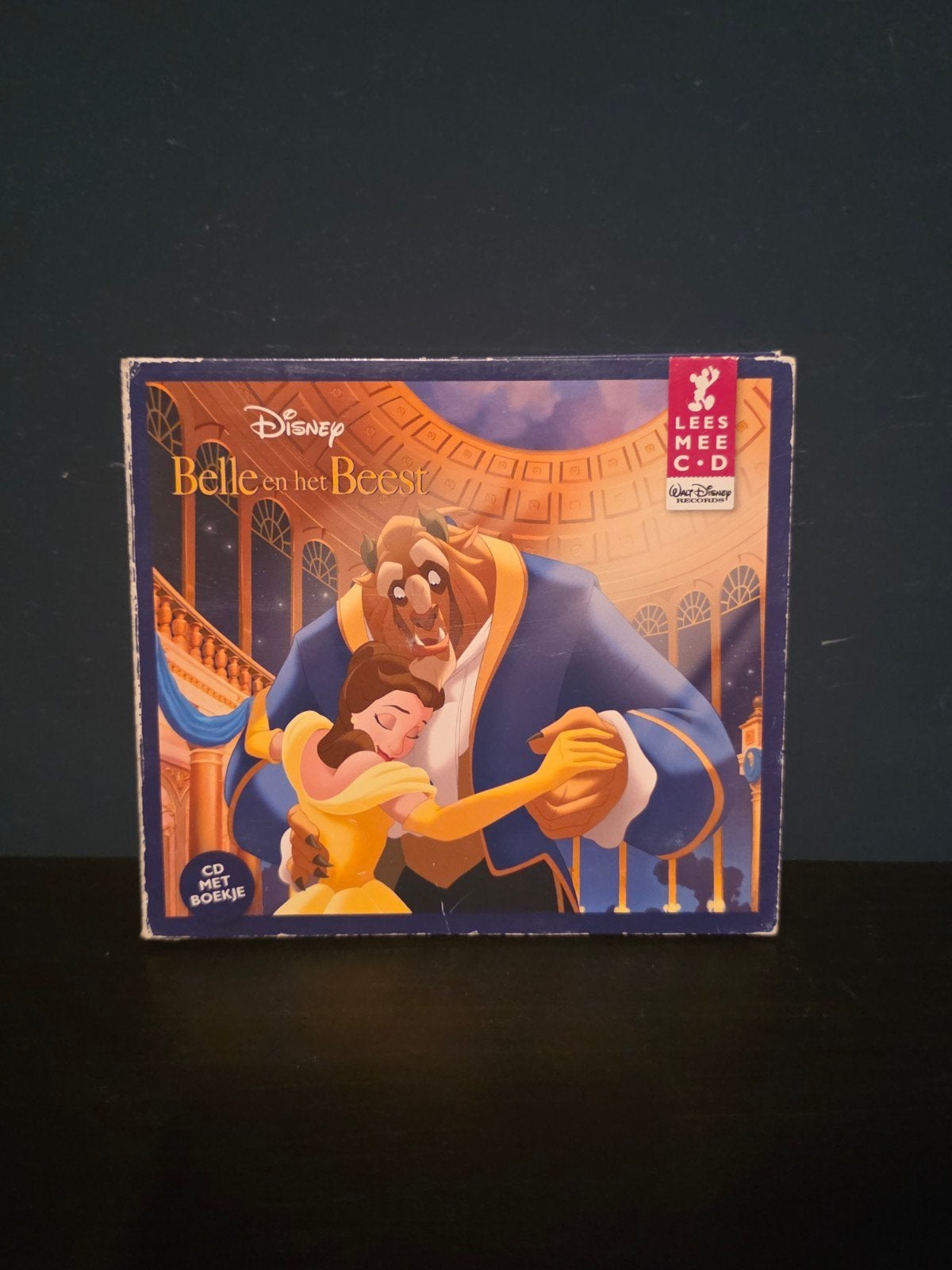 Disney Belle en het Beest Lees Mee CD met boekje, 6 tot 9 jaar, Luisterboek, Ophalen of Verzenden, Zo goed als nieuw