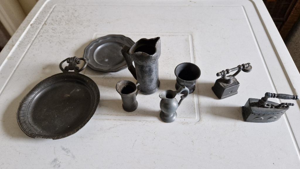 oude tinnen miniaturen, Antiek en Kunst, Antiek | Tin, Ophalen of Verzenden