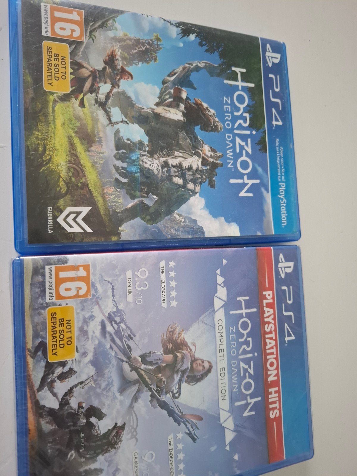 Horizon Zero Dawn PS4 - Complete Edition & Standaard, Avontuur en Actie, 1 speler, Ophalen of Verzenden, Zo goed als nieuw