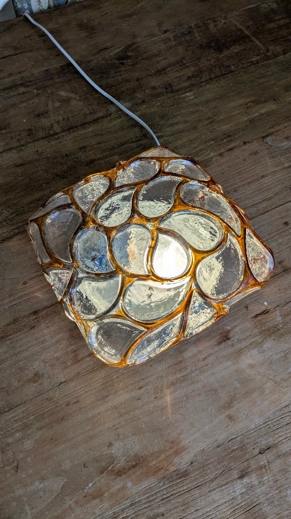 Hillebrand plafondlamp, Gebruikt, Vintage, Dimbaar, Plafondlamp