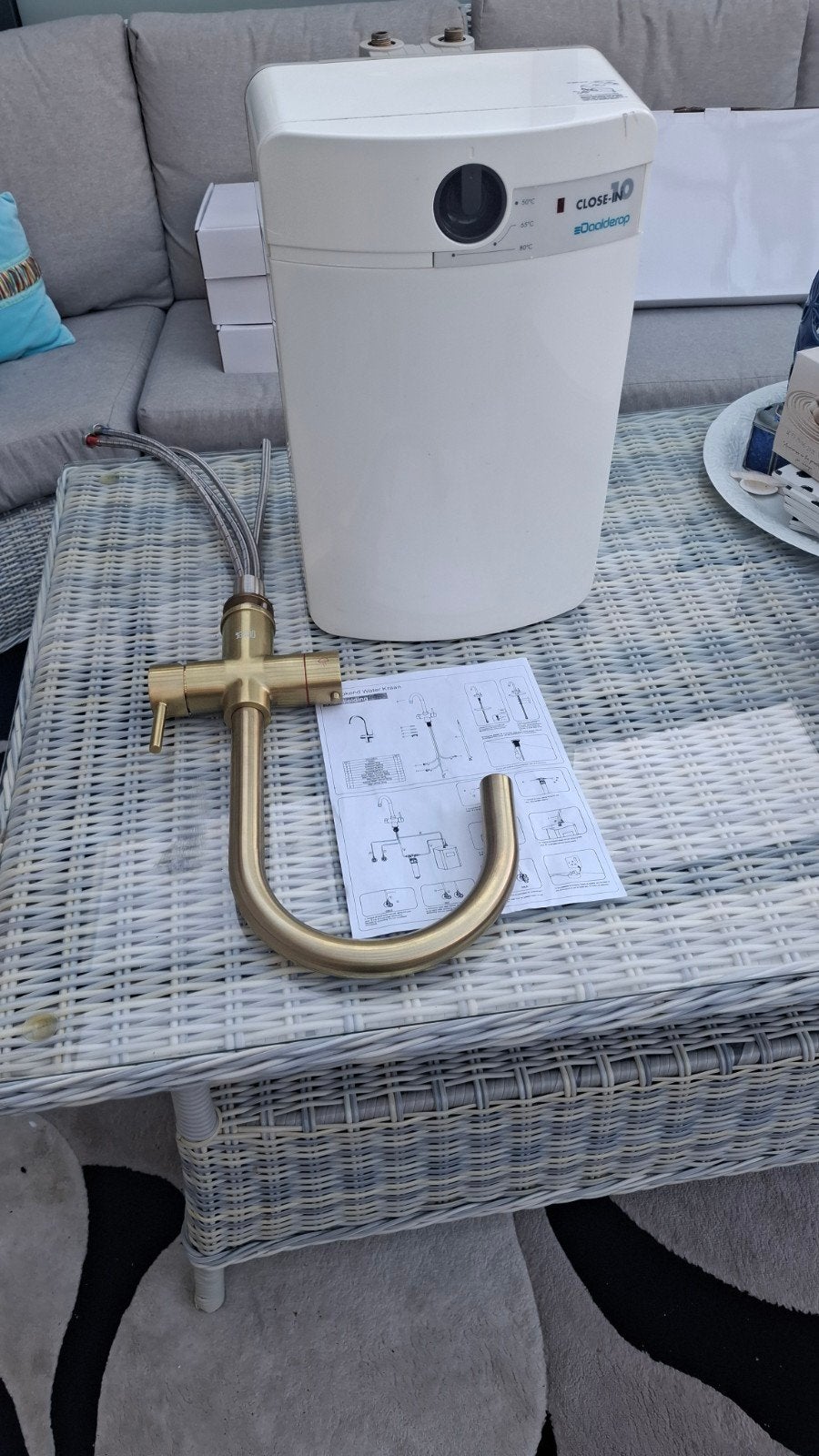 Inventum Close-in 10 liter boiler, Minder dan 20 liter, Ophalen, Boiler