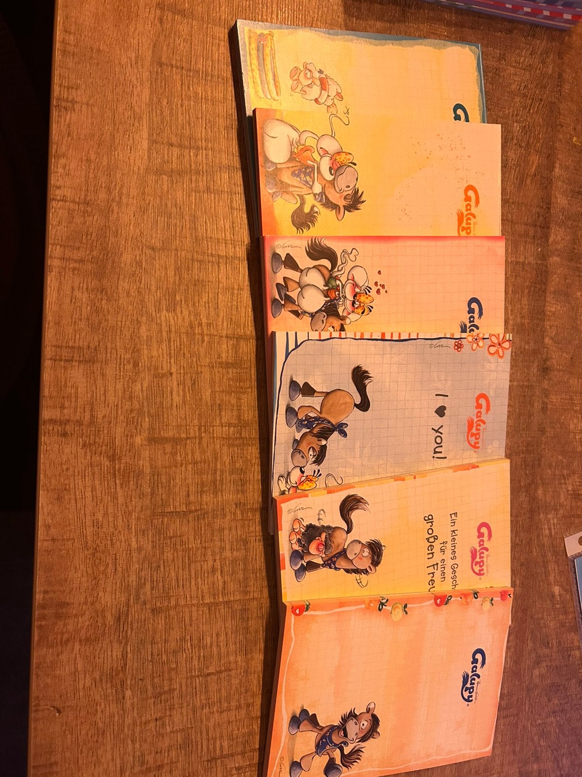 6 galupy A6 blokjes, Ophalen of Verzenden, Zo goed als nieuw, Papier, Kaart of Schrift