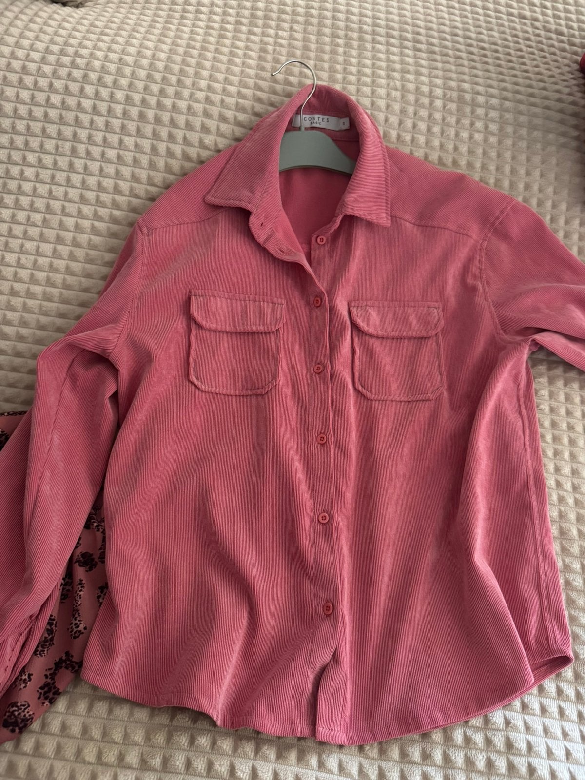 Costes ribblouse maat 36 /s, Ophalen of Verzenden, Zo goed als nieuw, Blauw, Overige halswijdtes