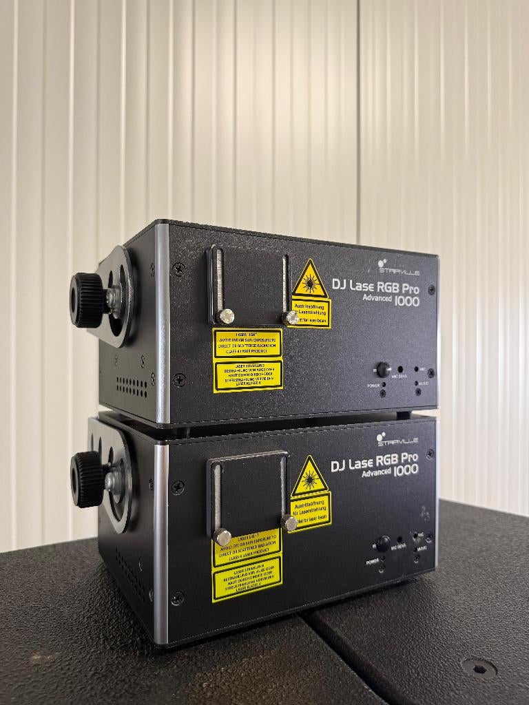 Stairville RGB 1000 Lasers (2x), Muziek en Instrumenten, Licht en Laser, Ophalen of Verzenden, Zo goed als nieuw, Licht, Geluidgestuurd