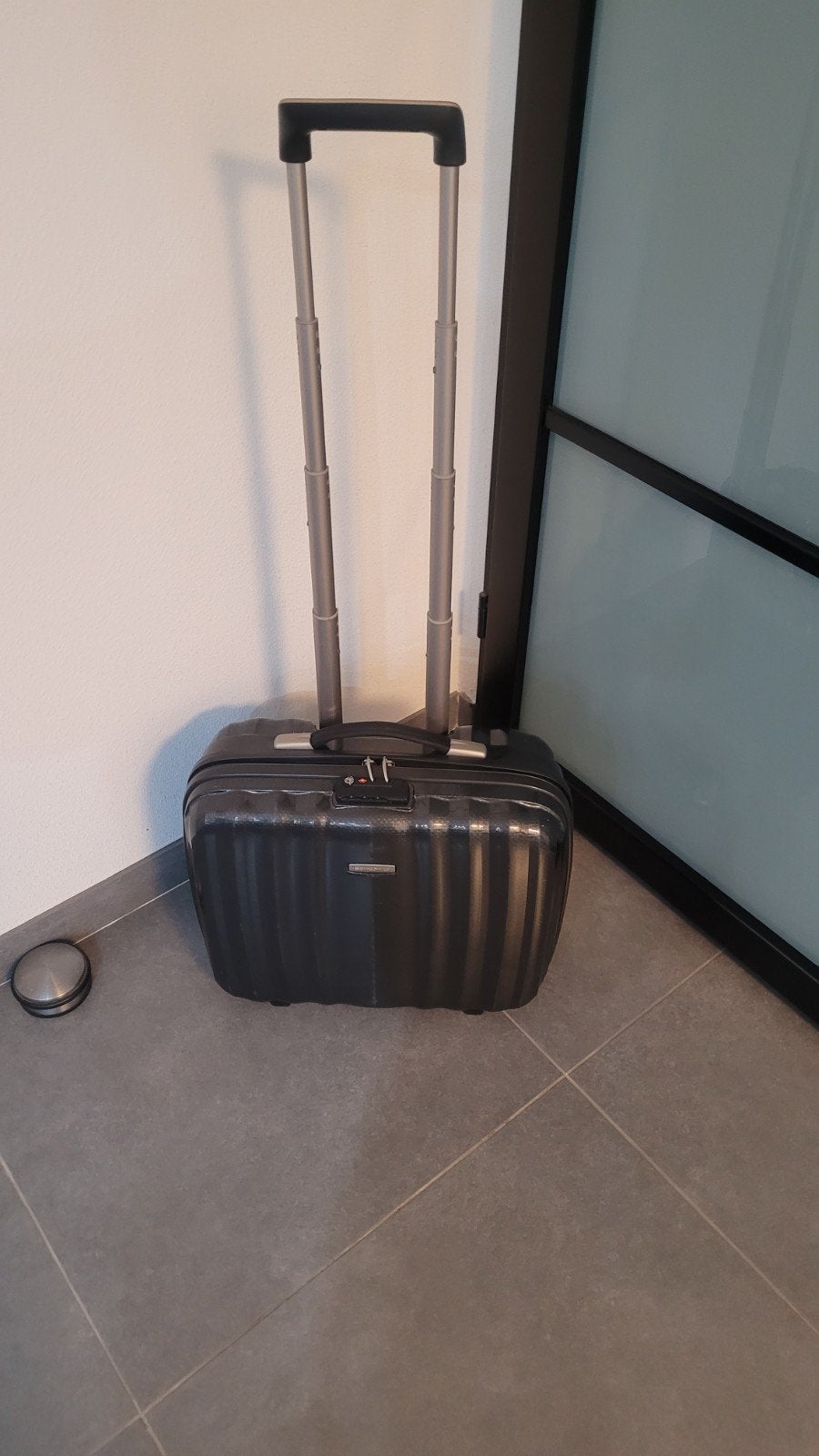 SAMSONITE LITE CUBE ROLLING TOTE BUSINESS KOFFER ZGAN, Hard kunststof, Zo goed als nieuw, 70 cm of meer, Wieltjes