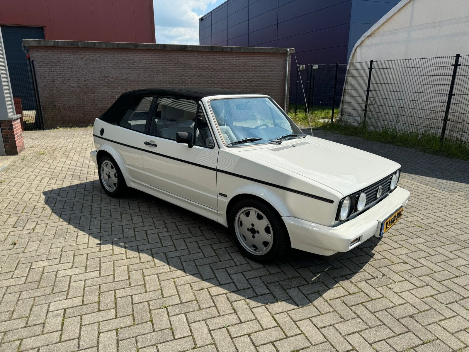 Volkswagen Golf 1.8 Cabriolet 1990 Wit, foto 3
