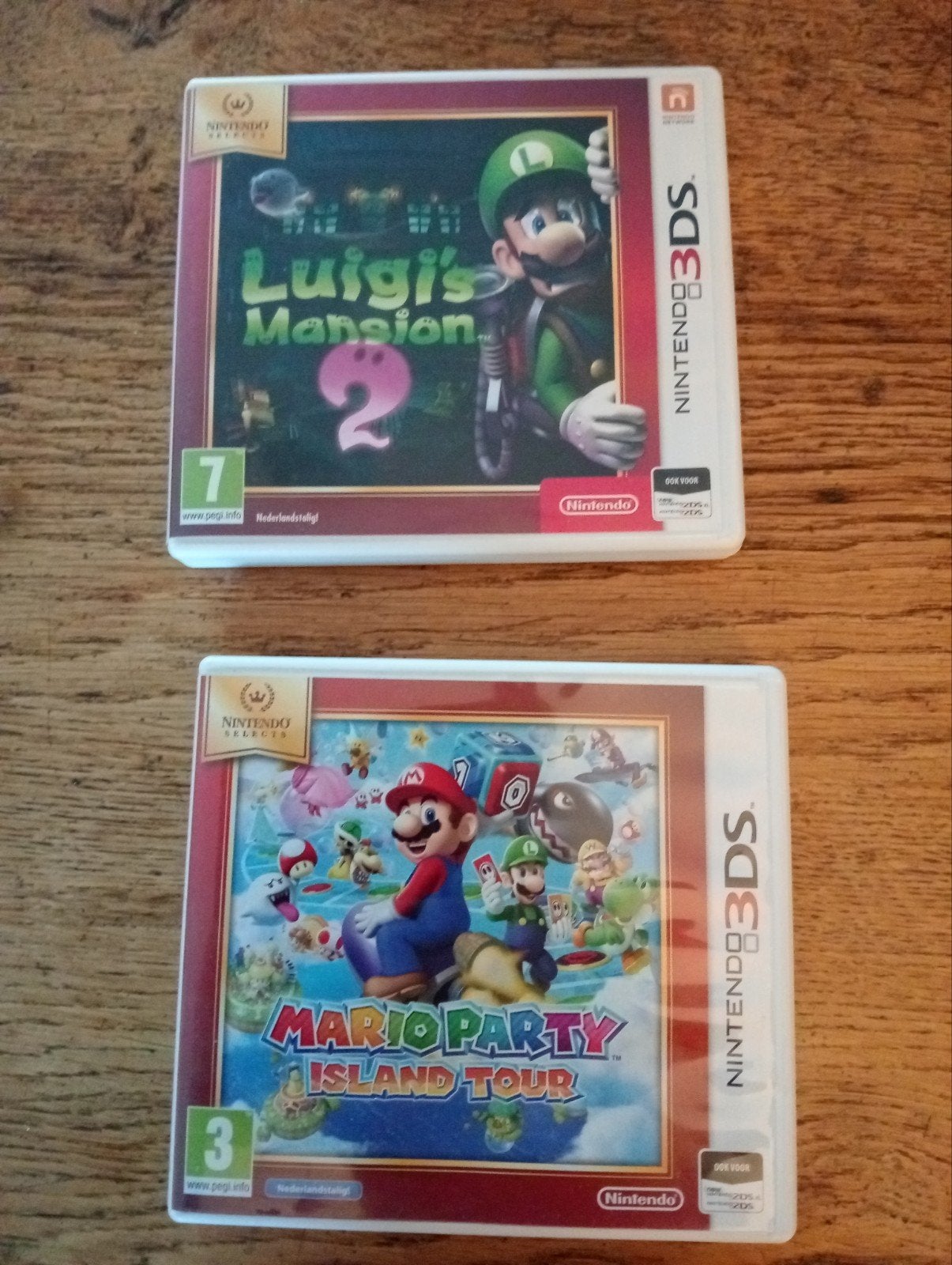 Luigi's mansion 2 + mario party island tour combo voor 3ds, Spelcomputers en Games, Gebruikt, 1 speler, Vanaf 7 jaar, Ophalen