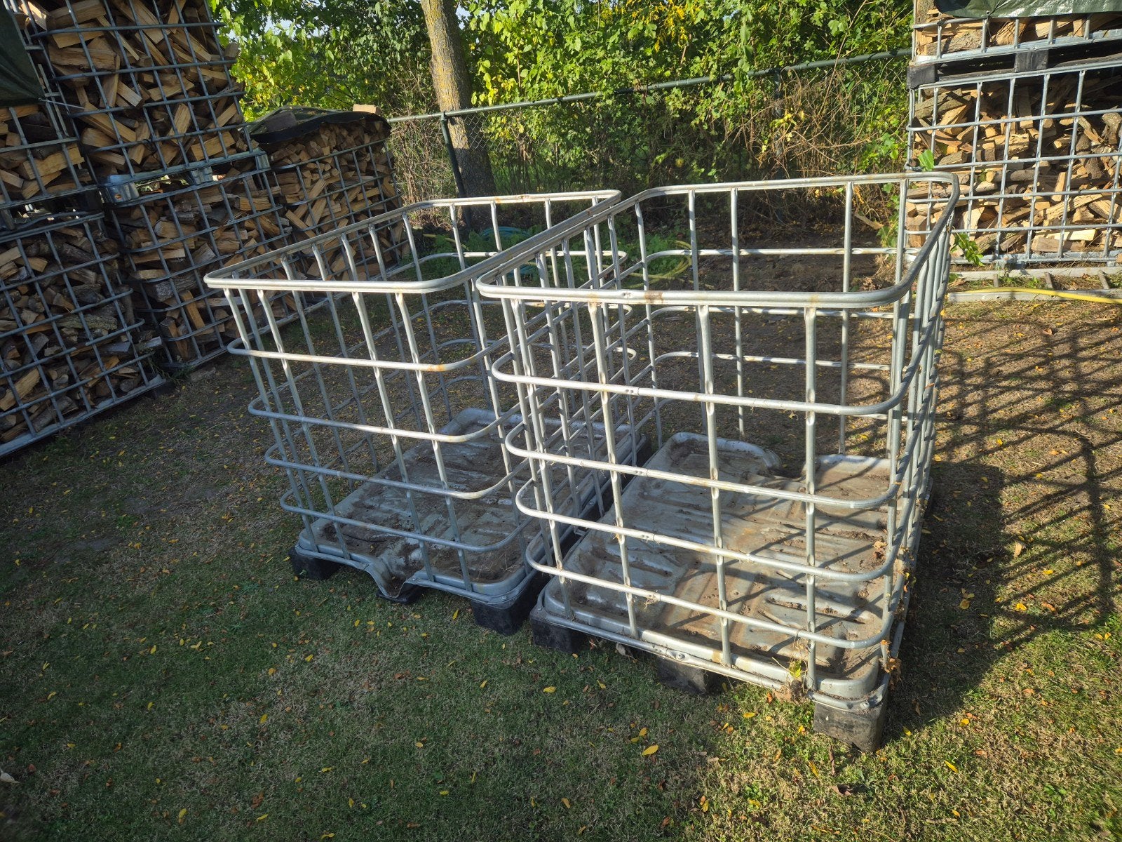 2 IBC kratten, Minder dan 3 m³, Ophalen
