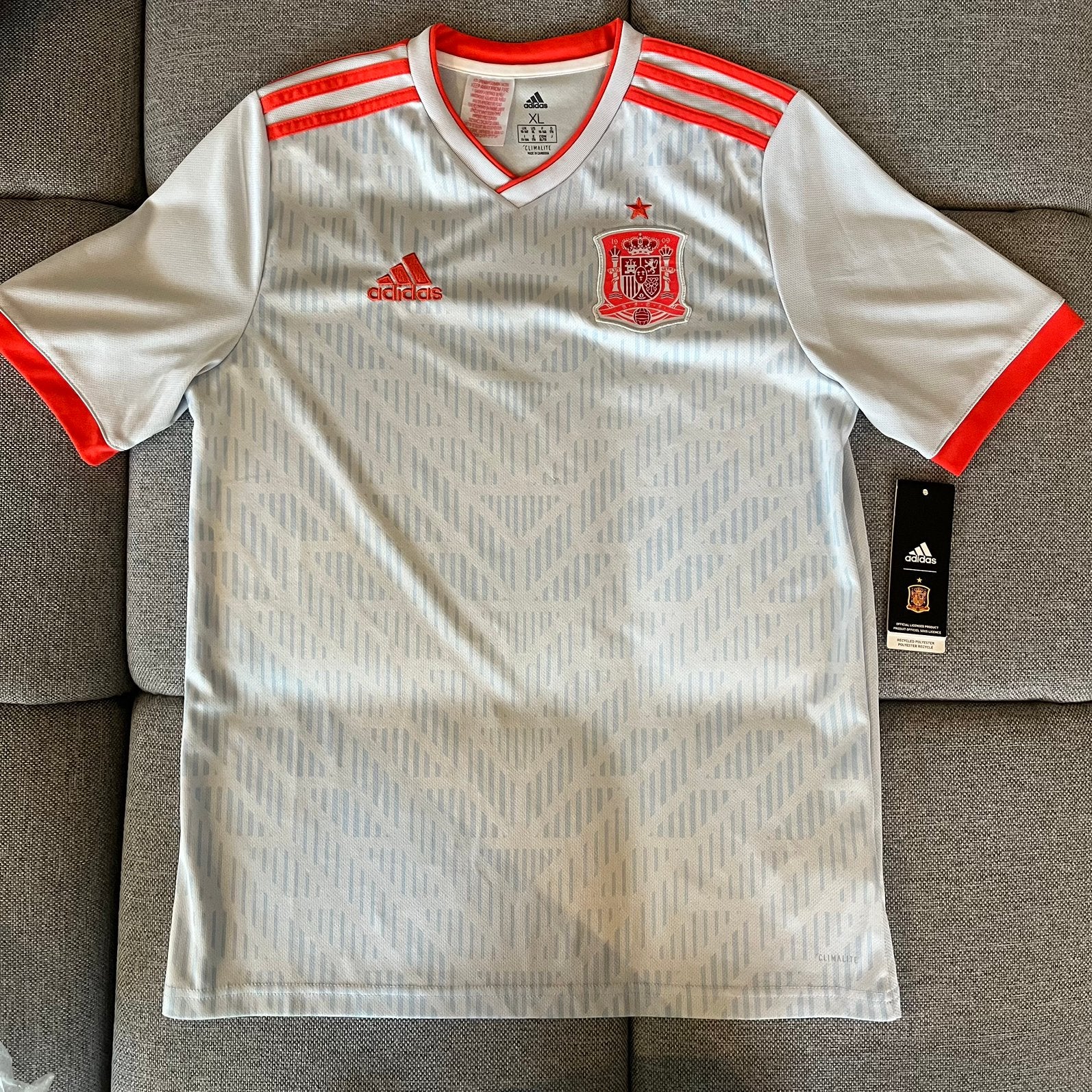 Nieuw Origineel Adidas Spanje Shirt 2018-2020 Maat 176/S, Maat S, Ophalen of Verzenden, Nieuw, Shirt