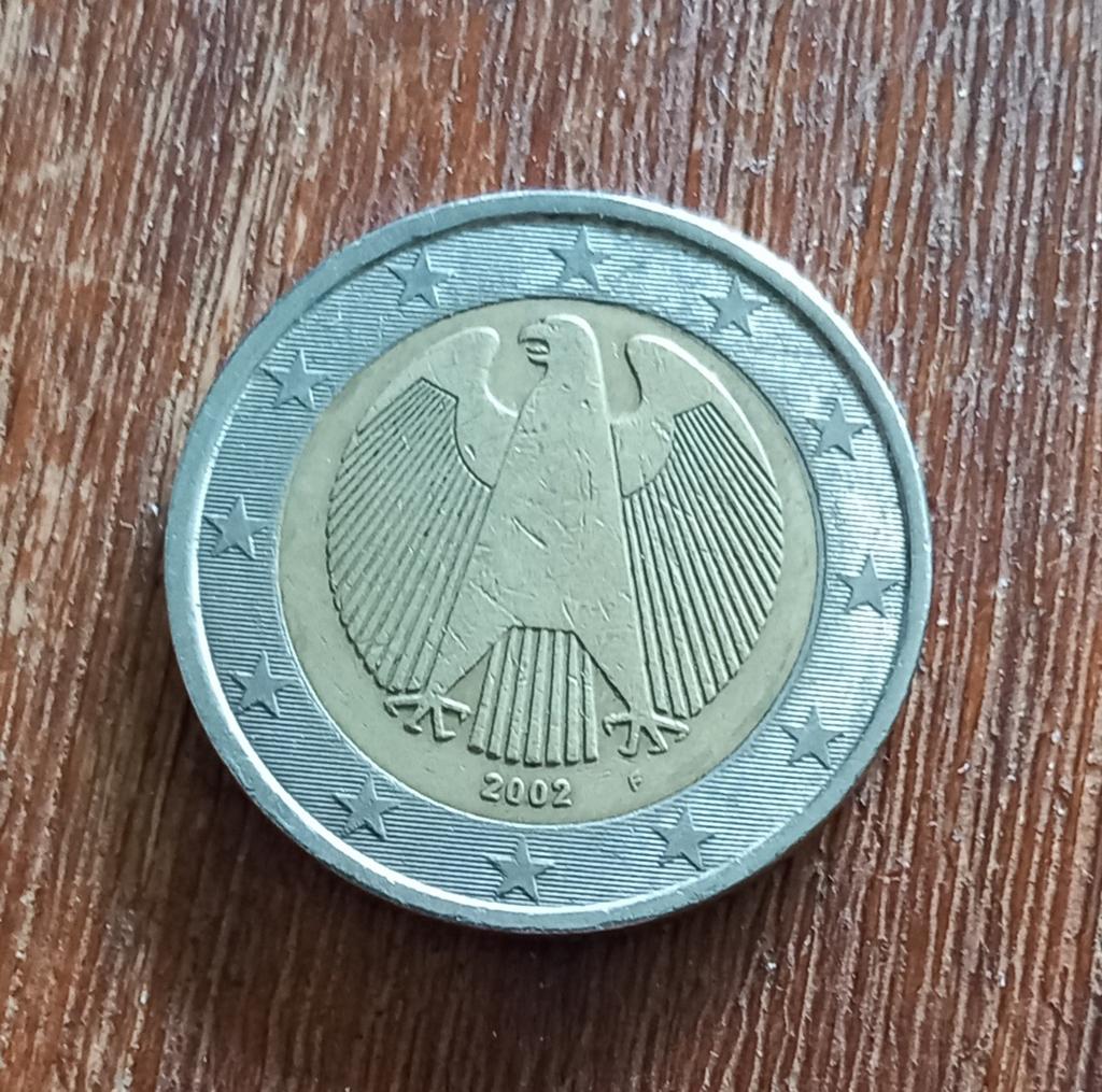 2 euromunt Duitsland 2002 F, Postzegels en Munten, Munten | Europa | Euromunten, Ophalen of Verzenden, Duitsland, 2 euro