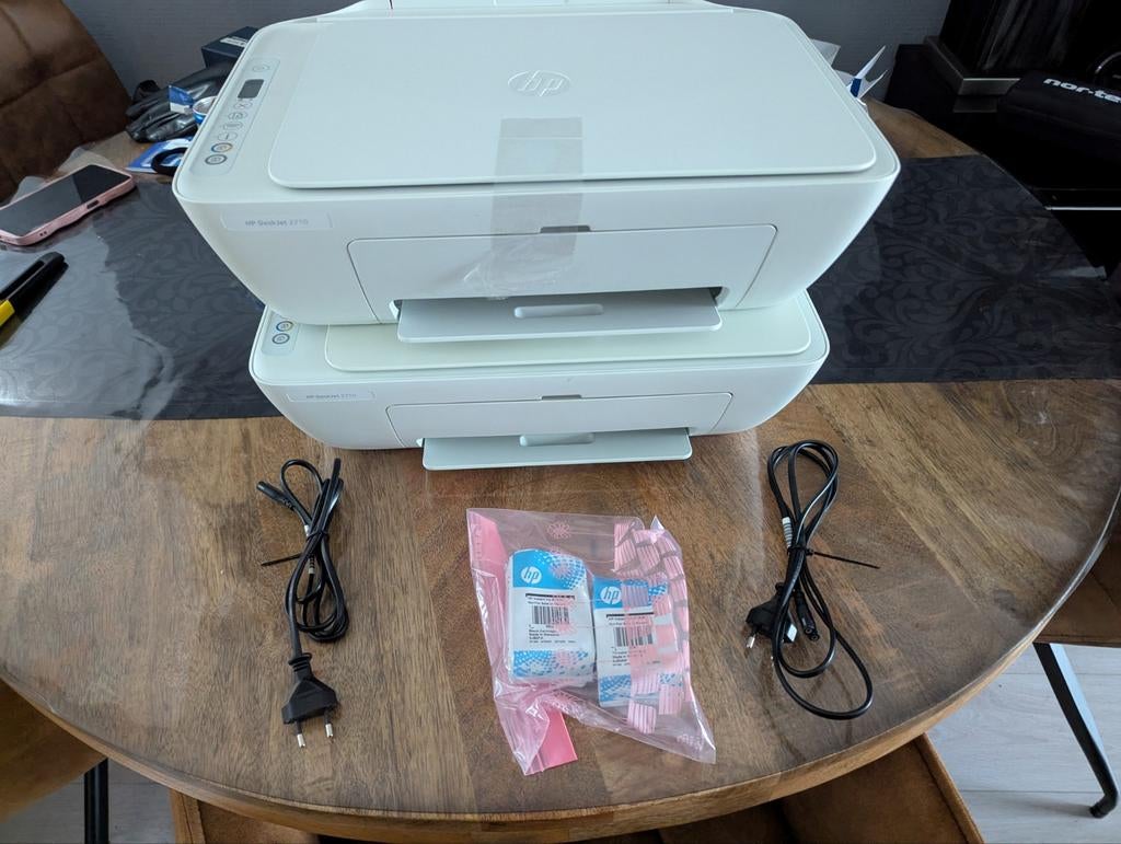 2x HP DeskJet 2710 All-in-One Printer., Computers en Software, Printers, Zo goed als nieuw, All-in-one, Inkjetprinter, Kleur printen