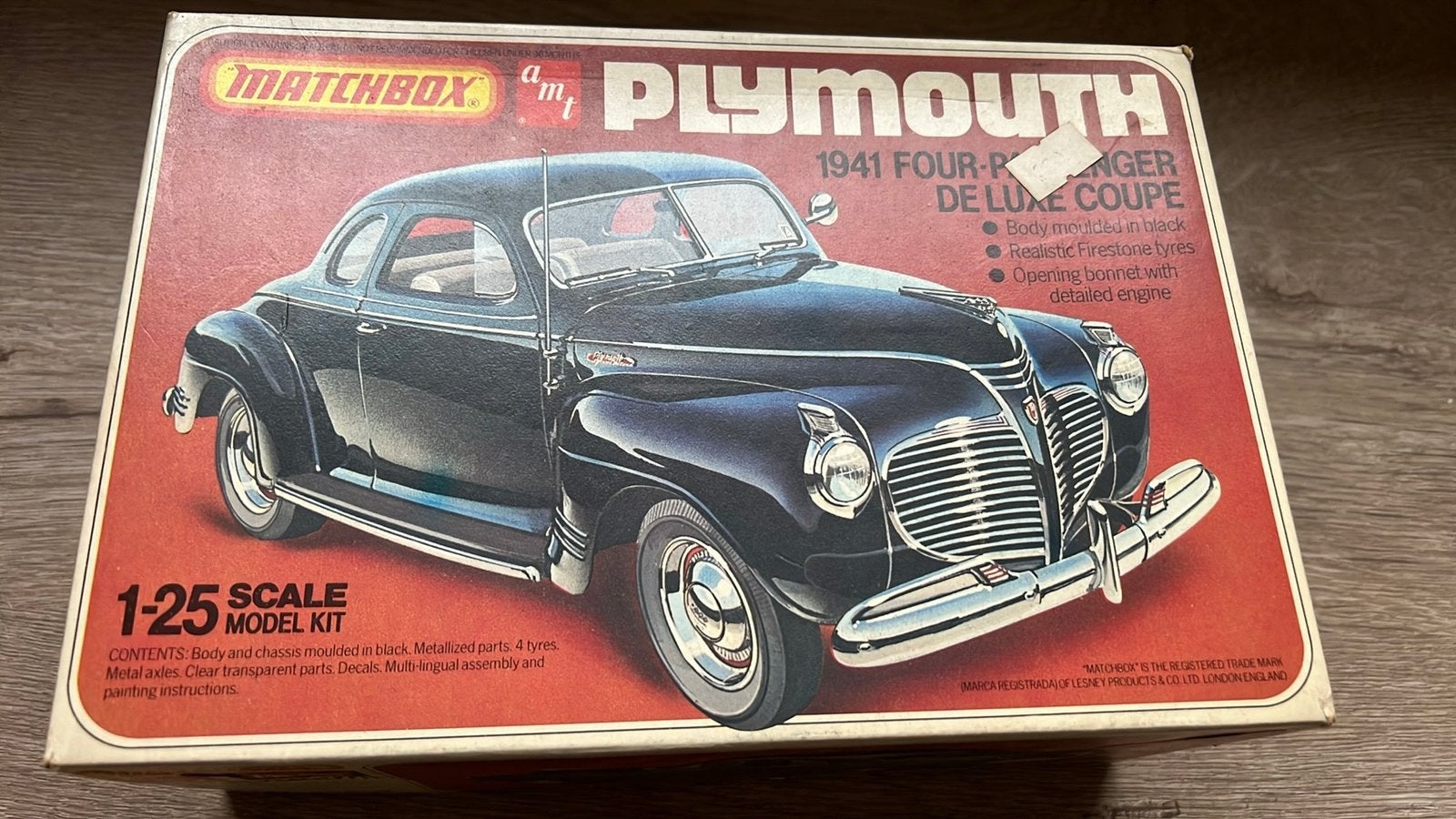 Matchbox Plymouth 1/25, Overige merken, 1:50 of kleiner, Auto, Ophalen of Verzenden
