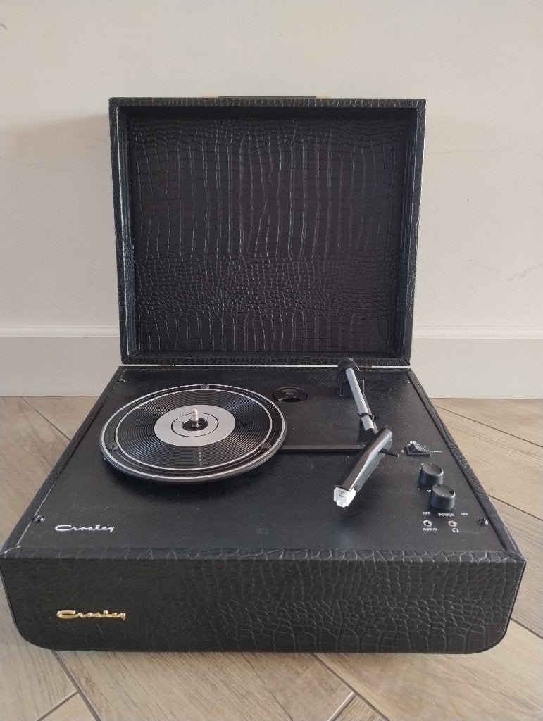 Crosley - Mercury - Black croc - Zwart - Bluetooth