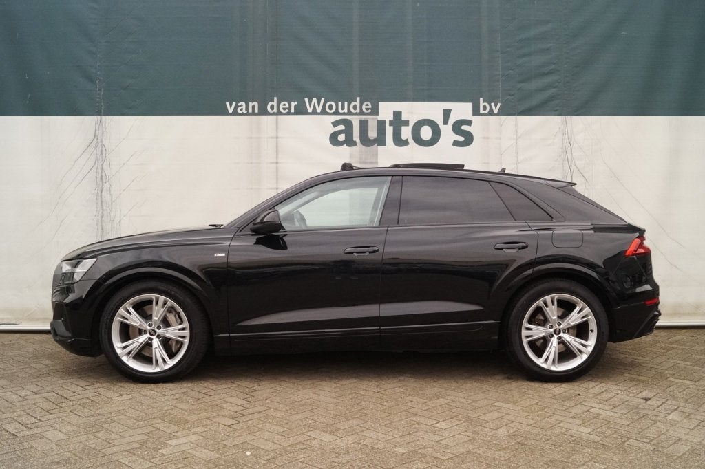 Audi Q8 55 TFSI Quattro Hybrid ProLine S-Line -PANO-LEER-, Automaat, Gebruikt, 2995 cc, Q8