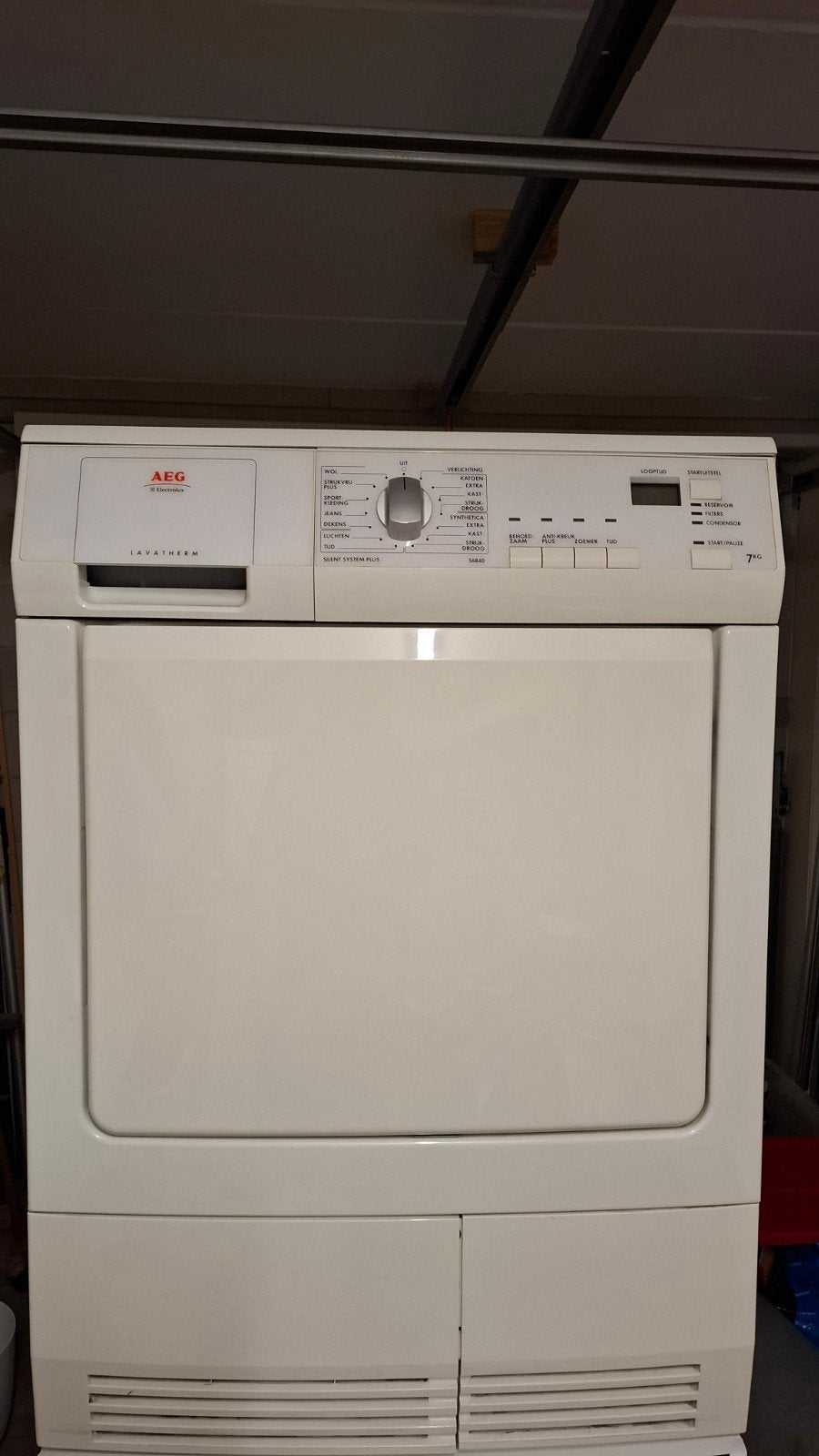 AEG Lavatherm condensdroger - Werkt perfect!, Witgoed en Apparatuur, Ophalen, 6 tot 8 kg, Gebruikt, Voorlader