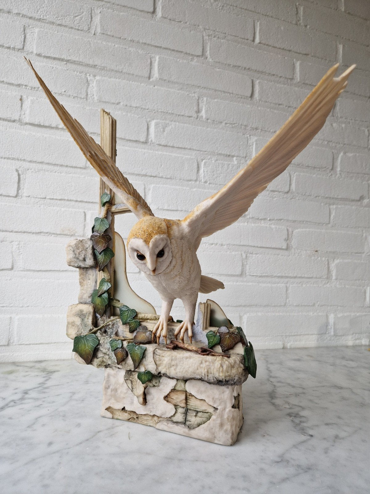 Teviotdale Uil sculptuur - Handgemaakt in Schotland, Ophalen, 20 - 50 cm, Beeld, Vogel