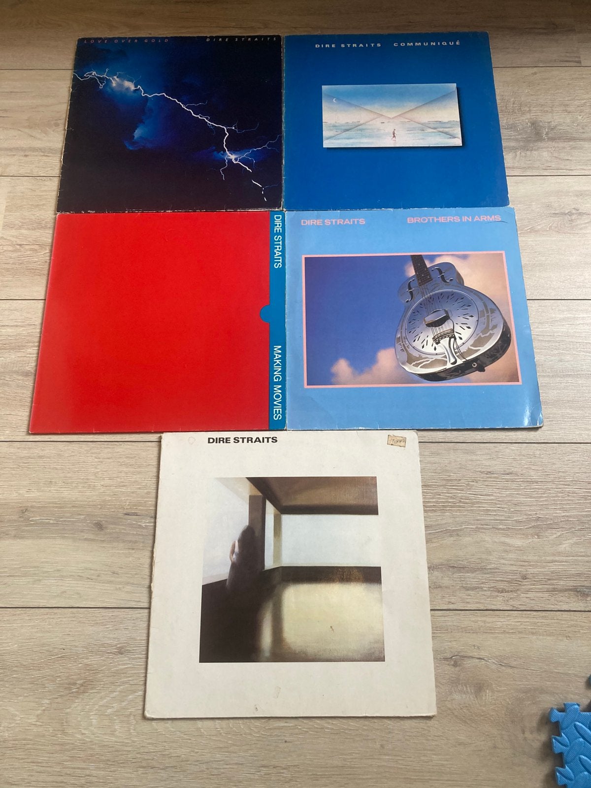 5x Dire Straits albums - vinyl/LP, Cd's en Dvd's, Vinyl | Rock, Ophalen of Verzenden, Gebruikt, 12 inch