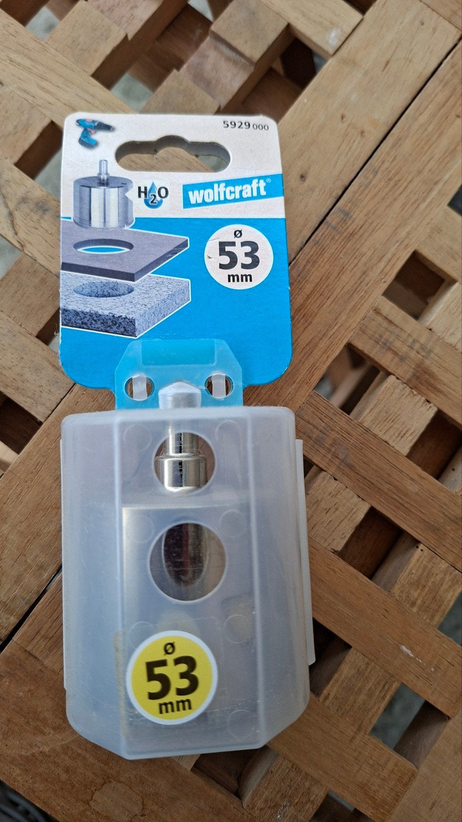 Wolfcraft Diamant Boor 53mm voor Tegels/Natuursteen, Ophalen, Nieuw, Minder dan 400 watt, Overige typen