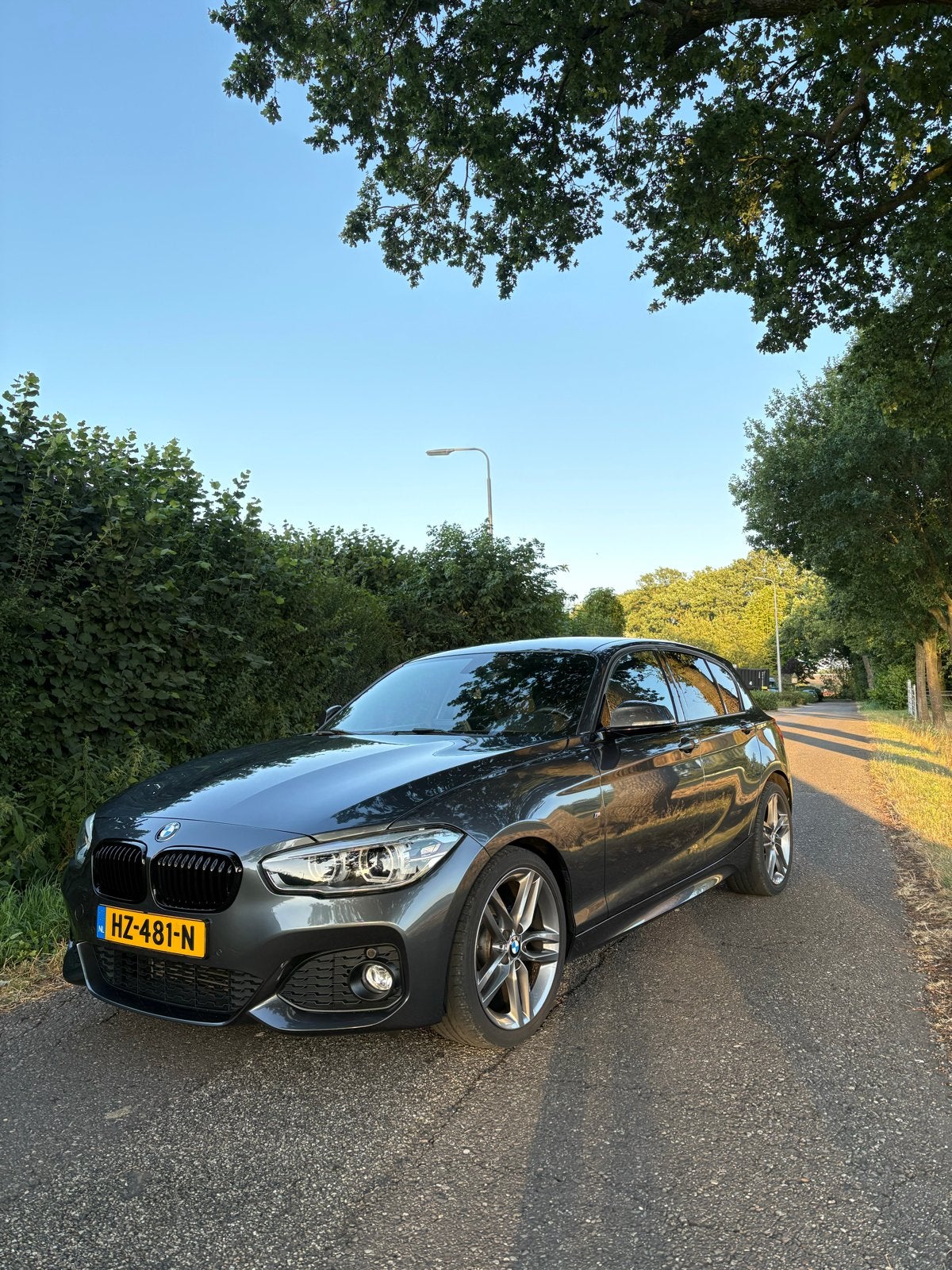 BMW 1-Serie 1.5 118I 5DR 2016 Grijs, Auto's, BMW, 1-Serie, 1280 kg, Automatische klimaatregeling, Alcantara