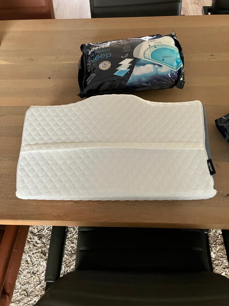 Oderila Ergonomisch Traagschuim Kussen - Perfecte Slaap, Eenpersoons, Wit, Nieuw, Ophalen of Verzenden