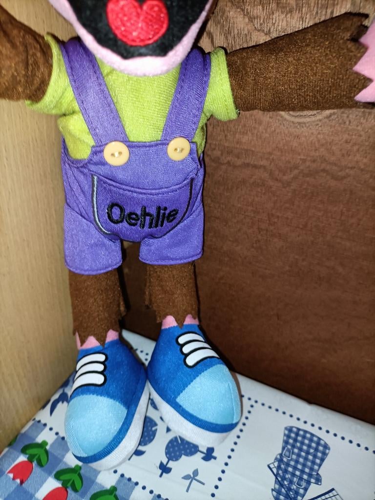 Oehlie de aap knuffel van binnenspeeltuin Monkey Town. , Ophalen of Verzenden, Zo goed als nieuw, Overige typen