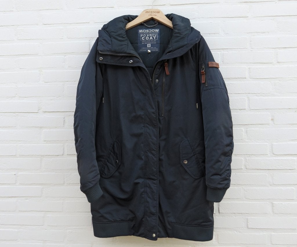 Moscow lange damesjas • XL • grijs, Kleding | Dames, Maat 46/48 (XL) of groter, Ophalen of Verzenden, Grijs, Moscow