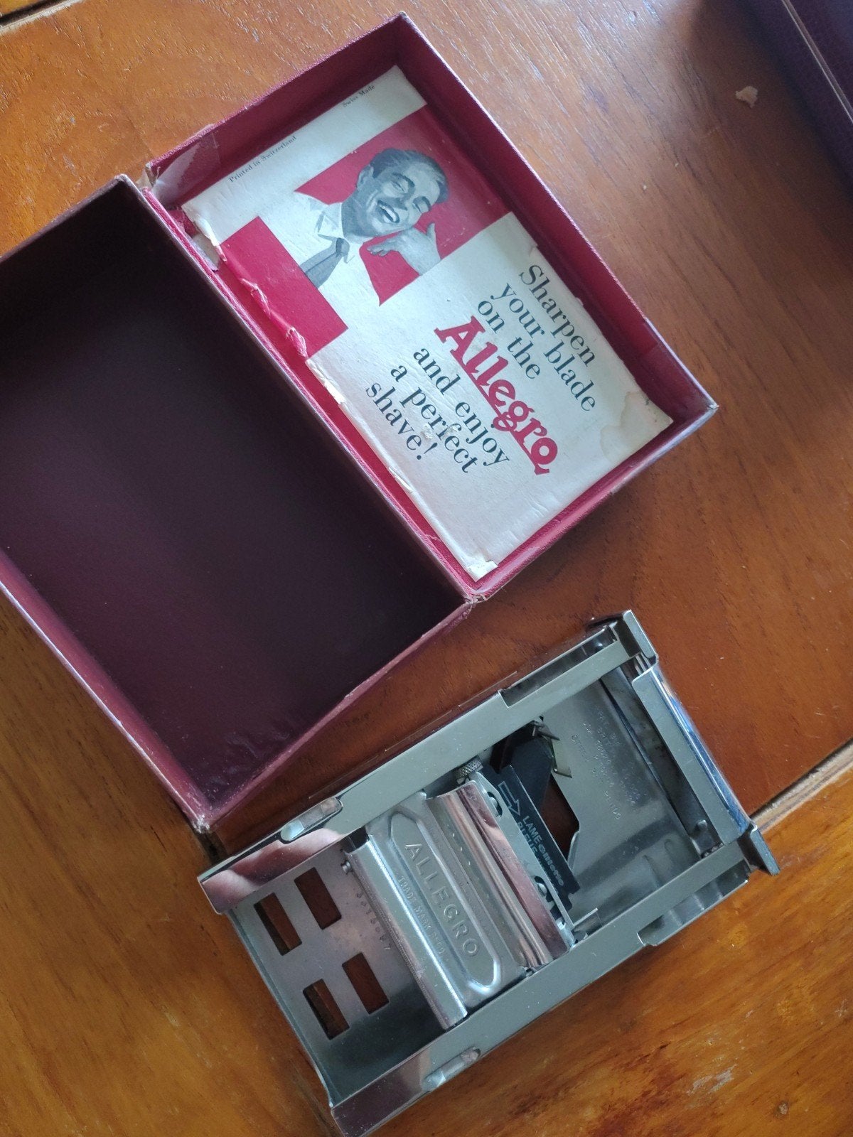 Zeldzame Vintage Allegro Mod. L Scheermes Slijper, Ophalen of Verzenden