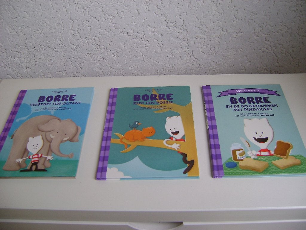 3 borre boekjes groep 1/2 verstopt een olifant red een poes, Boeken, Fictie algemeen, Jongen of Meisje, Ophalen of Verzenden, Zo goed als nieuw