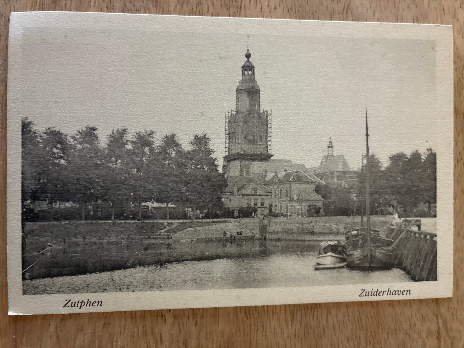 Zutphen Zuiderhaven - Oude Ansichtkaart, Ophalen of Verzenden, 1920 tot 1940, Gelopen, Gelderland