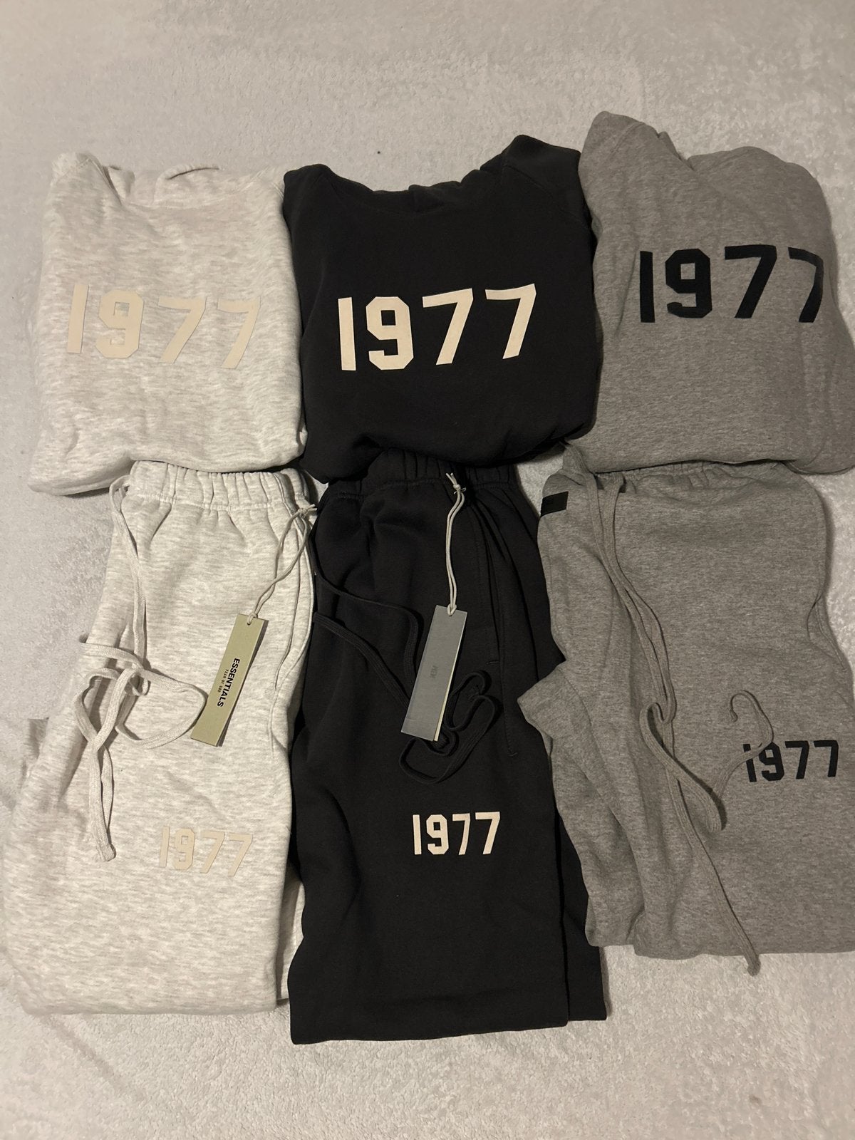 1977 Essentials Pakken in Oatmeal, Grijs en Iron, Ophalen of Verzenden, Nieuw, Overige maten, Beige