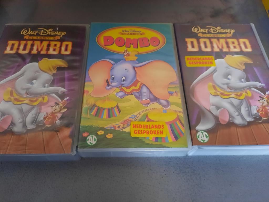 DOMBO! Mooie Disney Tekenfilm Klassieker Op VIDEO!, Alle leeftijden, Ophalen of Verzenden, Zo goed als nieuw, Nederlandstalig