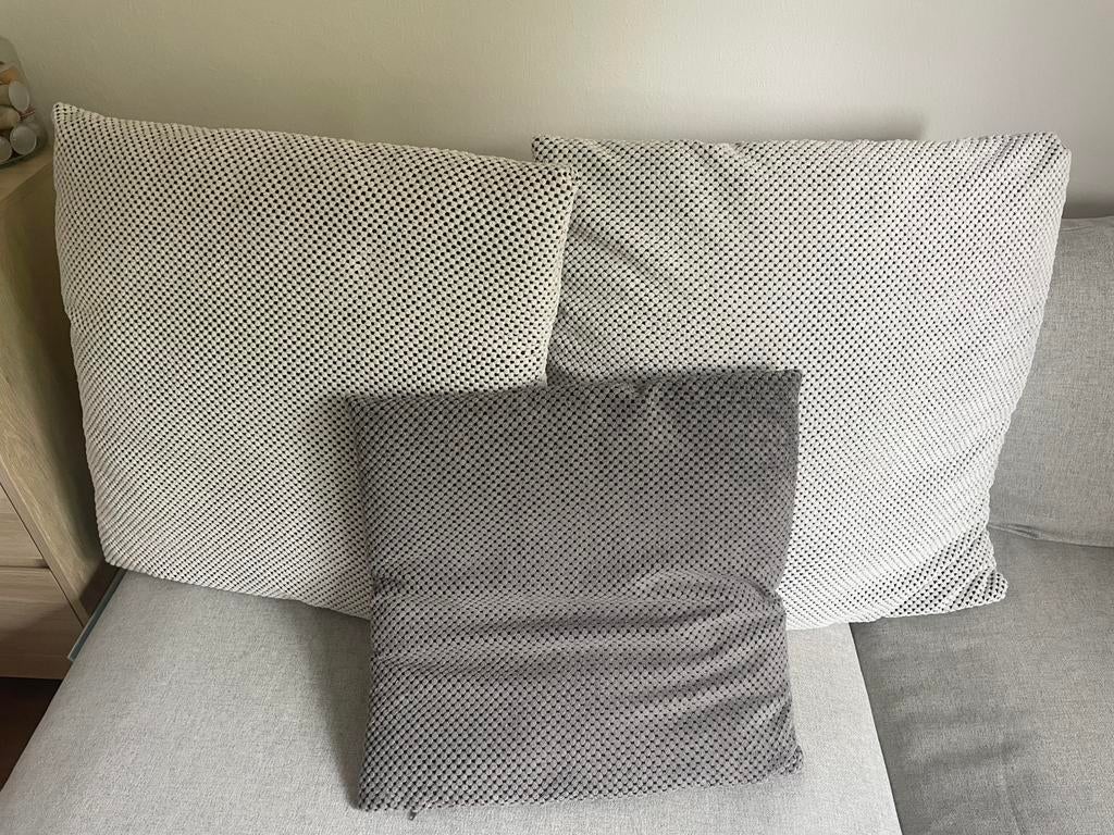 Ikea kussens, Ophalen, Gebruikt, Wit, Vierkant