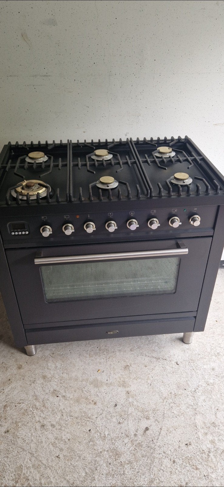 boretti gasfornuis, 60 cm of meer, Ophalen of Verzenden, Zo goed als nieuw, Gas
