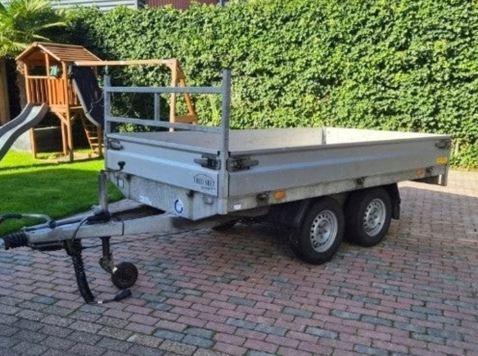 Hapert Plateau aanhangwagen 2016 - 2000kg geremd 305x160, Ophalen, Gebruikt, Hapert, X
