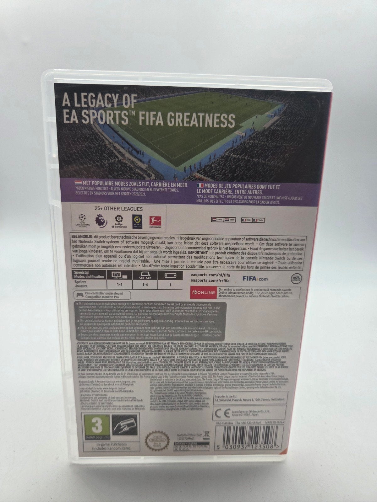 FIFA 21 Legacy Edition Nintendo Switch, Electronic Arts, EA Swiss Sàrl, Place du Molard 8, 1204 Genève, Zwitserland, Ophalen of Verzenden