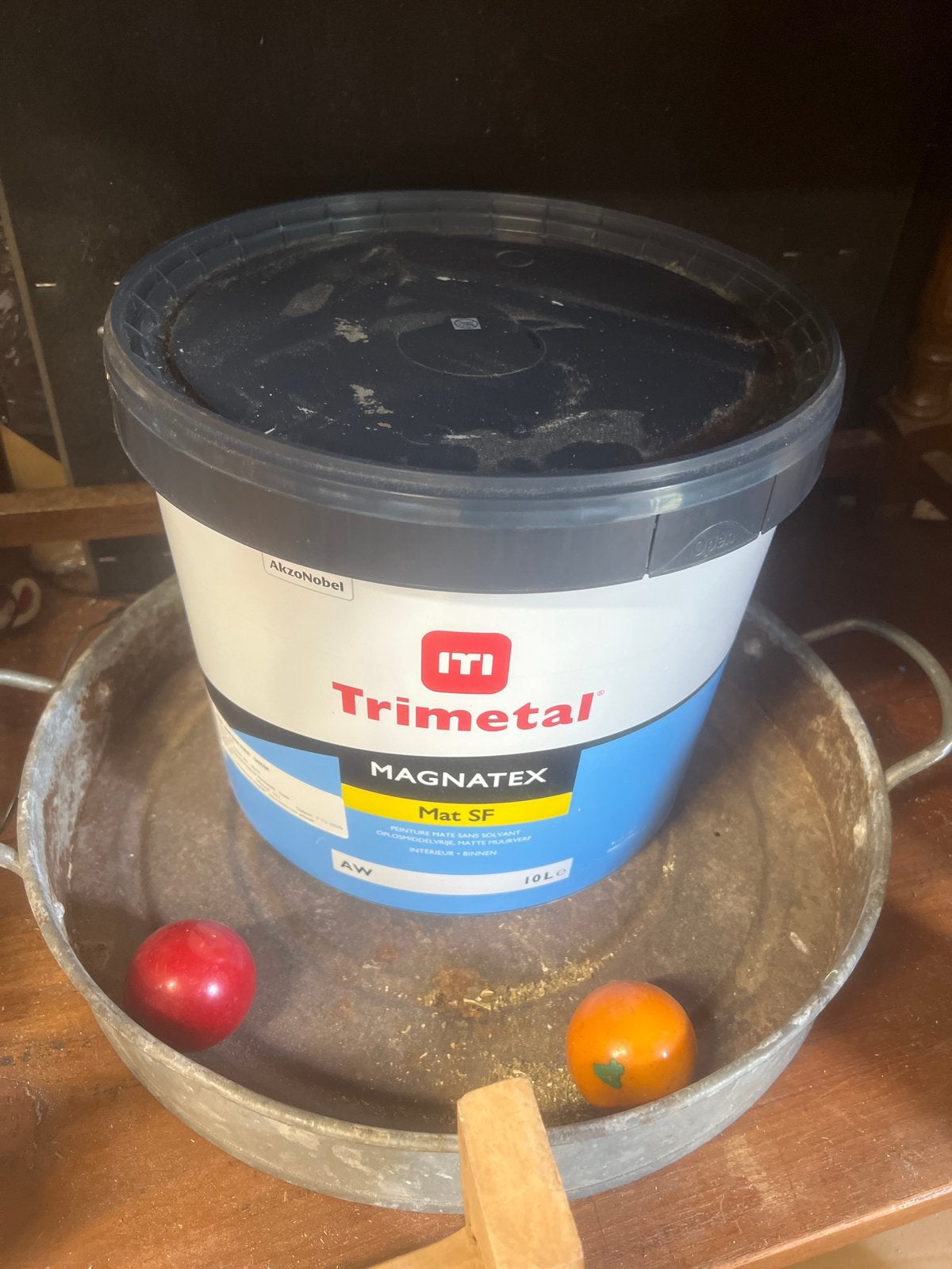 Trimetal Magnatex Mat SF 10L Verf RAL 9010 Zuiver Wit, Wit, Nieuw, Ophalen of Verzenden, Verf