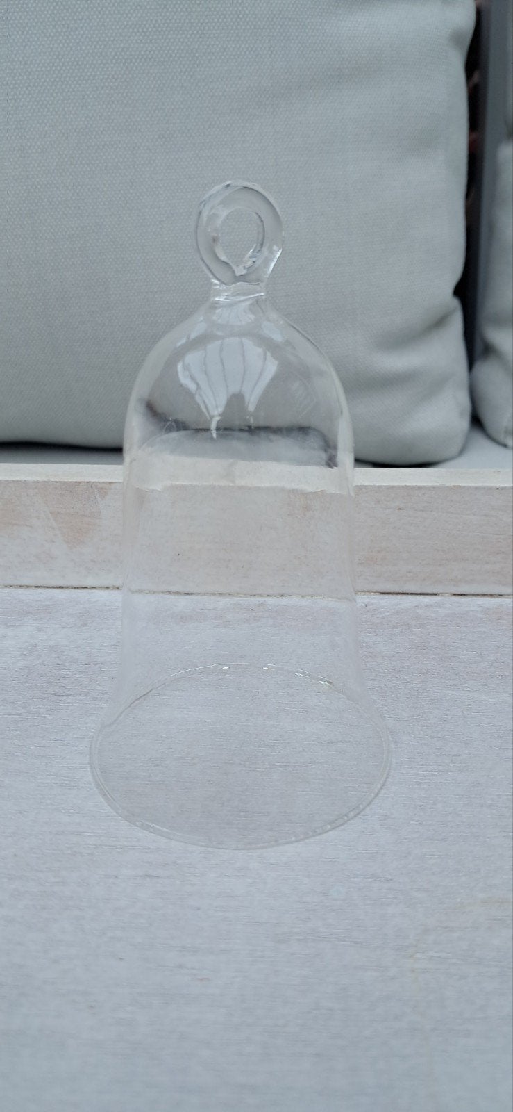 Glazen stolpje - Decoratieve stolp, Ophalen of Verzenden, Zo goed als nieuw, Glas, Modern