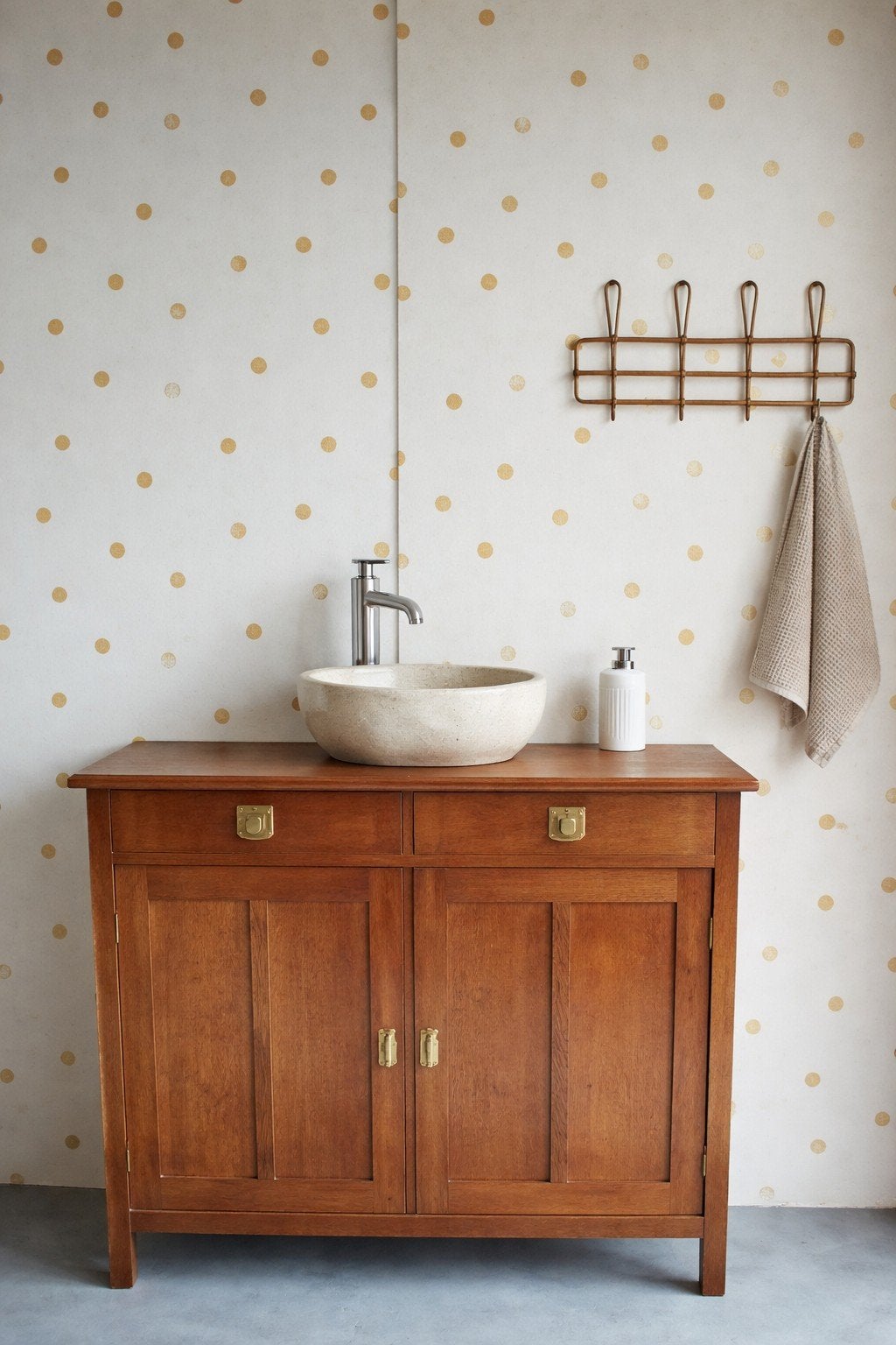 Vintage badkamermeubel / eiken / antiek / bezorgen mogelijk, Ophalen of Verzenden, 25 tot 50 cm, 100 tot 150 cm, Minder dan 100 cm