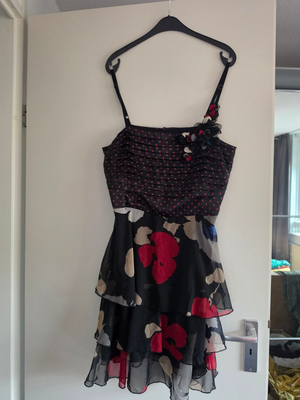 jurk Steps mt 42 zgan, Zwart, Maat 42/44 (L), Ophalen of Verzenden, Zo goed als nieuw